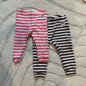 Mini Rodini leggings (2 pair)